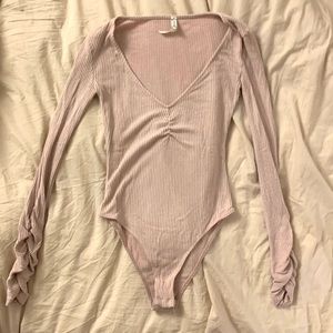 Free People V-Neck Body Suit